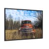 Truck Rustic Vintage Framed Canvas