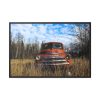 Truck Rustic Vintage Framed Canvas