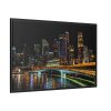 88289-155.jpg Skyscrapers lights Framed Canvas