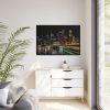 88289-158.jpg Skyscrapers lights Framed Canvas