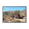 88289-161.jpg Oldtimer Wreck Rusty Truck Historic Desert California Framed Canvas