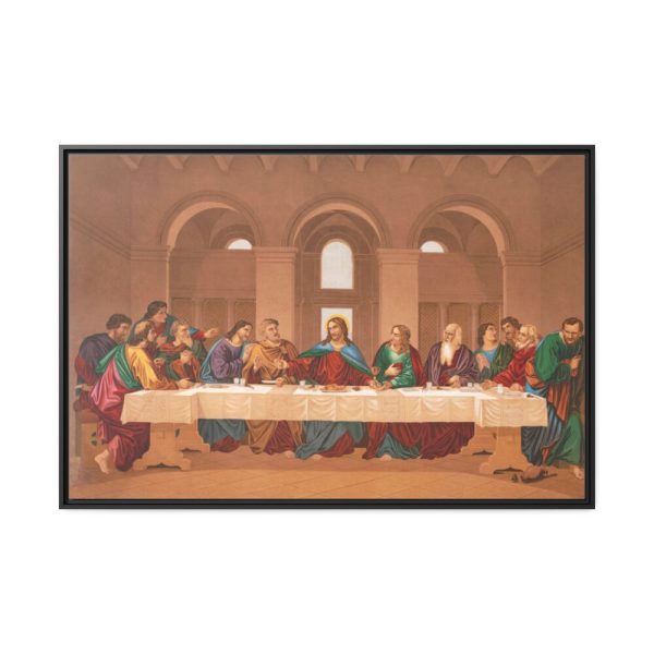 88289-186.jpg The Last Supper Framed Canvas