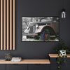 Deserted Old Broken Truck Framed Canvas