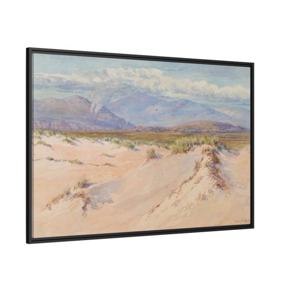 88289-20.jpg Sand Dunes, Harlech, North Wales, Framed Canvas