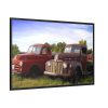 88289-200.jpg Old American Pickup Truck Framed Canvas