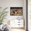 Old Ford Pickup Truck Framed Canvas