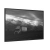 Truck on Highway 395 Indio United States Framed Canvas
