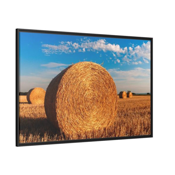 88289-256.jpg Straw Bales Framed Canvas