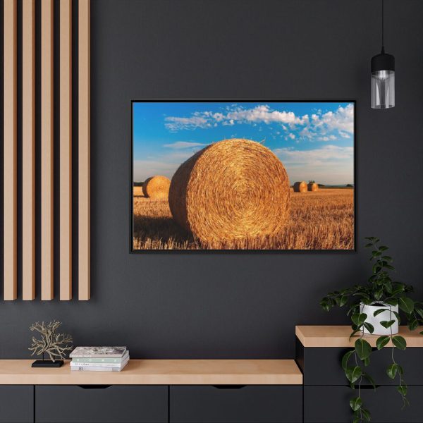 88289-259.jpg Straw Bales Framed Canvas