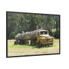 88289-265.jpg Log Truck Wrapped in Wire Framed Canvas