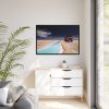 Truck on Salinas Grandes Framed Canvas