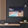Truck on Salinas Grandes Framed Canvas