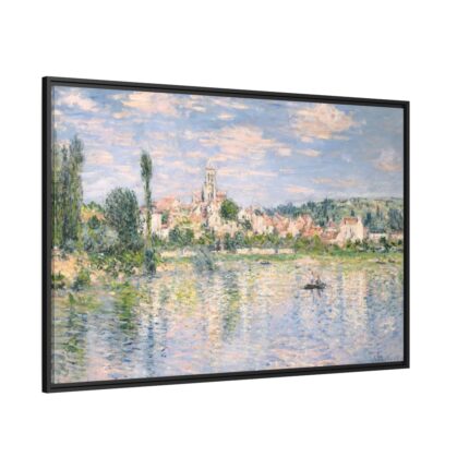 Vétheuil in Summer by Claude Monet Framed Canvas
