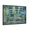 88289-280.jpg Water Lilies and Japanese Bridge by Claude Monet Framed Canvas