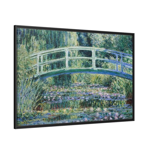 88289-280.jpg Water Lilies and Japanese Bridge by Claude Monet Framed Canvas
