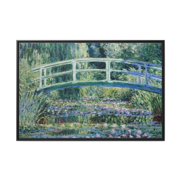 88289-281.jpg Water Lilies and Japanese Bridge by Claude Monet Framed Canvas