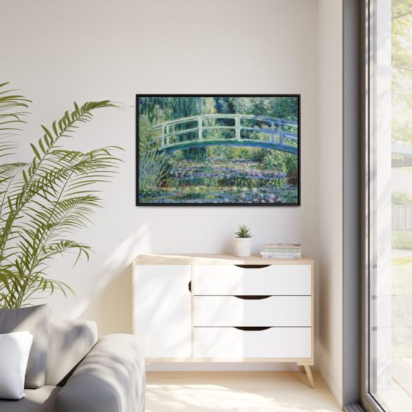88289-283.jpg Water Lilies and Japanese Bridge by Claude Monet Framed Canvas