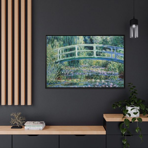 88289-284.jpg Water Lilies and Japanese Bridge by Claude Monet Framed Canvas