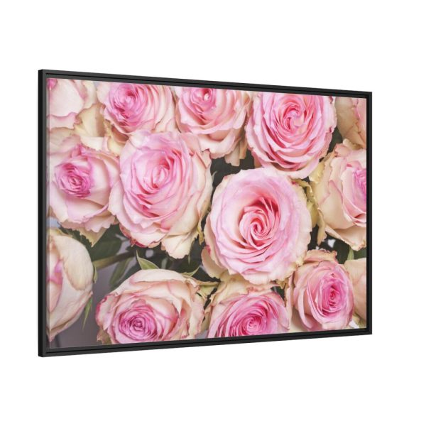 88289-290.jpg Rose Pink Roses Framed Canvas