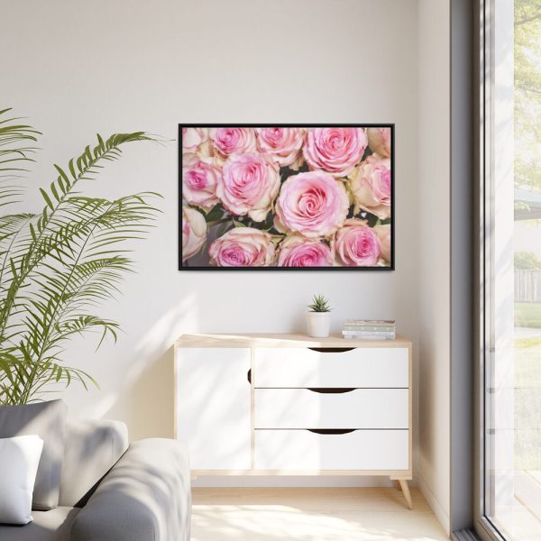 88289-293.jpg Rose Pink Roses Framed Canvas