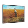 The Veteran in a New Field  Framed Canvas