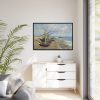 88289-308.jpg Fishing Boats on the Beach at Saintes-Maries by Vincent van Gogh Framed Canvas
