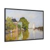 88289-315.jpg Houses on the Achterzaan by Claude Monet Framed Canvas