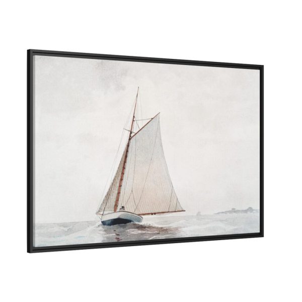 88289-35.jpg Sailing off Gloucester by Winslow Homer Framed Canvas