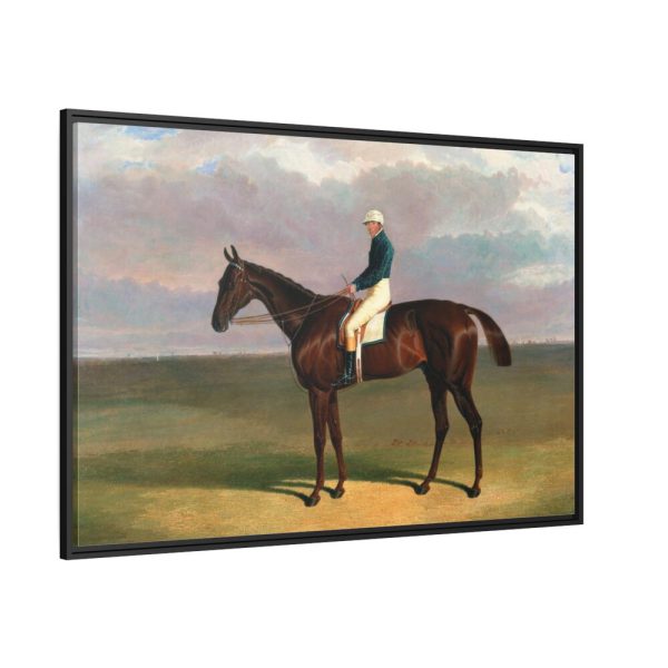Margrave with James Robinson Up by John Frederick Herring Framed Canvas