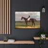 Margrave with James Robinson Up by John Frederick Herring Framed Canvas