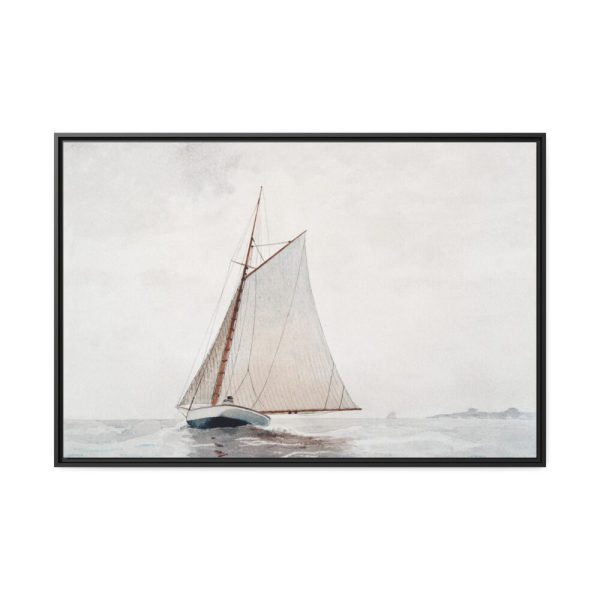 88289-36.jpg Sailing off Gloucester by Winslow Homer Framed Canvas