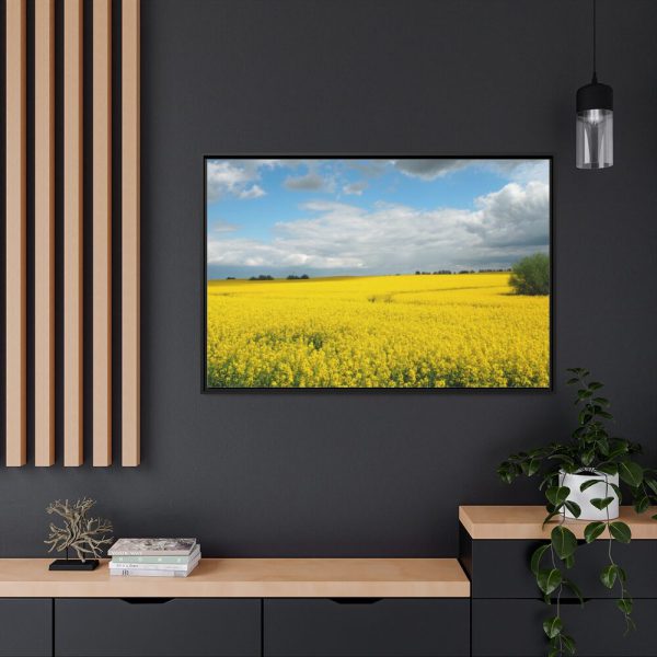 88289-369.jpg Oilseed Rape Field Yellow Framed Canvas