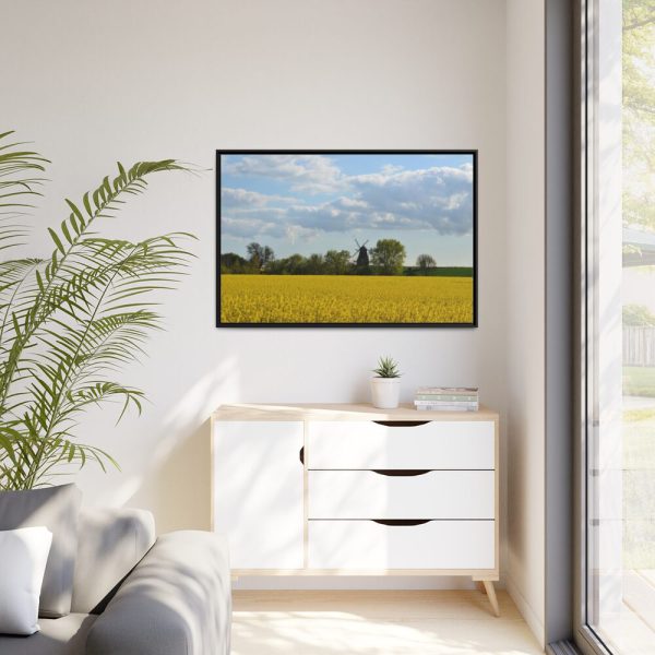 88289-373.jpg Oilseed Rape Field Rapeseeds Framed Canvas