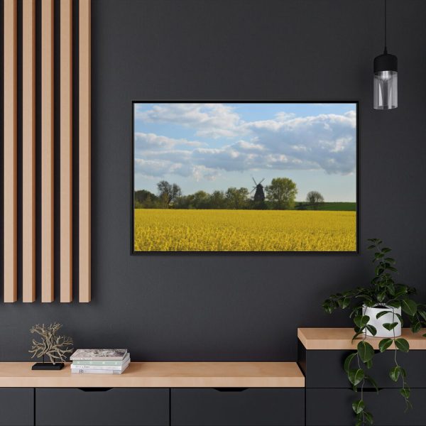 88289-374.jpg Oilseed Rape Field Rapeseeds Framed Canvas