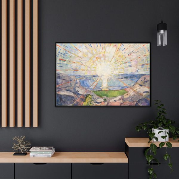 88289-399.jpg Solenintro by Edvard Munch Framed Canvas