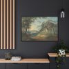 88289-4.jpg Cottage in a Landscape Framed Canvas