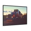 Circus Convoy Framed Canvas