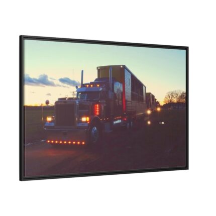 Circus Convoy Framed Canvas
