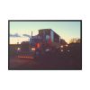 Circus Convoy Framed Canvas
