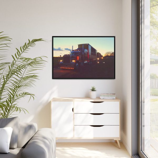 Circus Convoy Framed Canvas