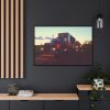 Circus Convoy Framed Canvas