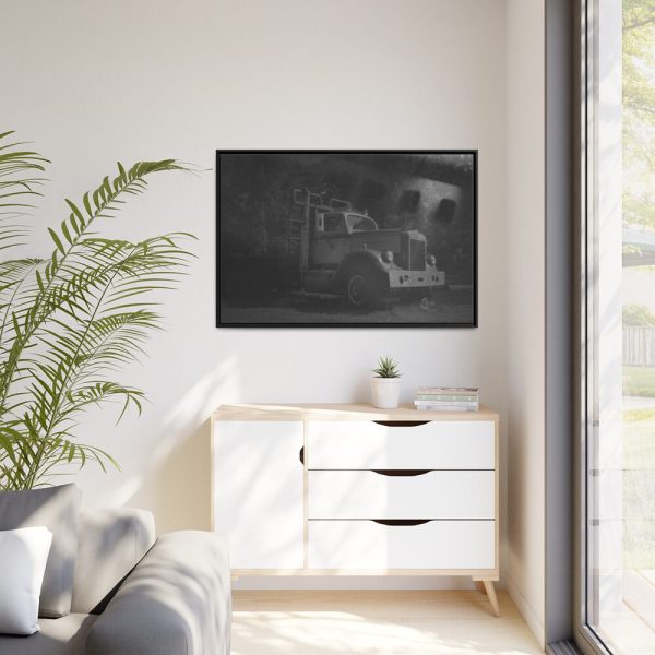 88289-418.jpg Logging Truck Framed Canvas