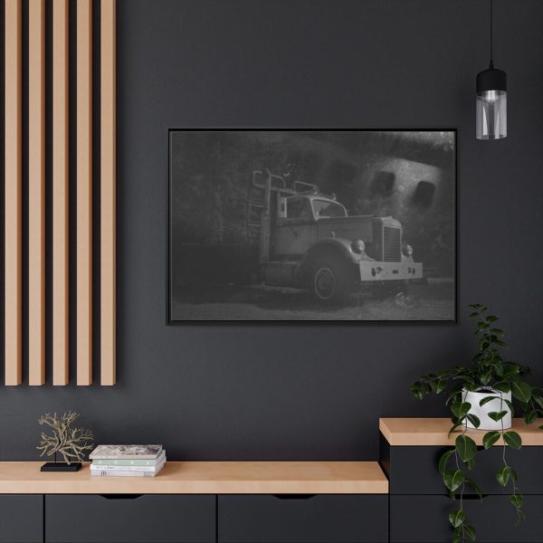 88289-419.jpg Logging Truck Framed Canvas