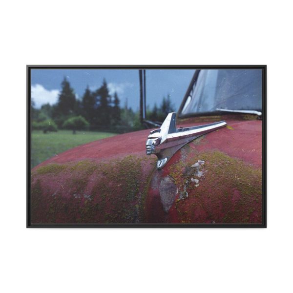 Old Rusty Chief Truck Framed Canvas