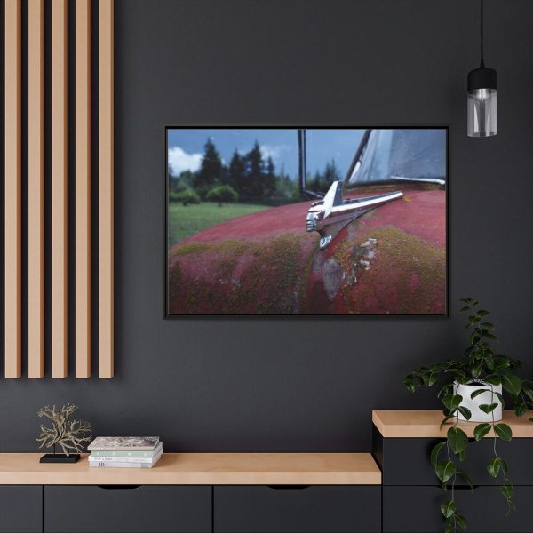 Old Rusty Chief Truck Framed Canvas