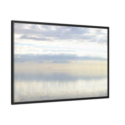Sea and Sky Reflection Framed Canvas
