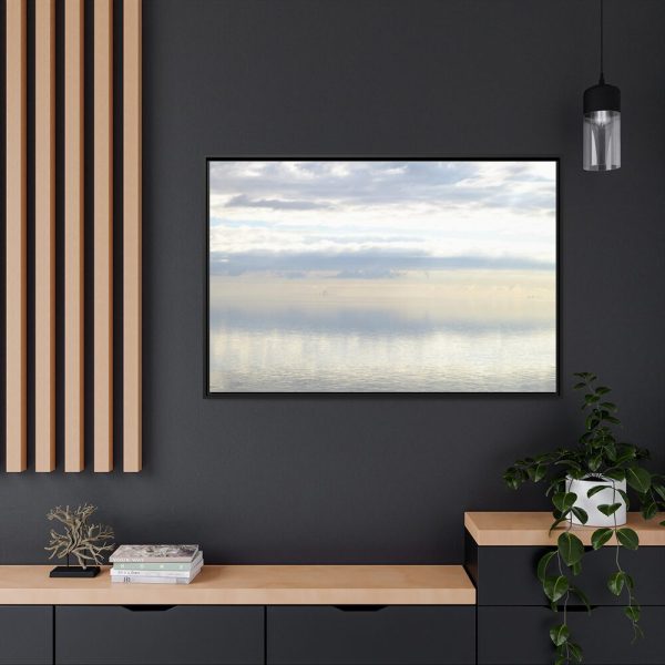 Sea and Sky Reflection Framed Canvas
