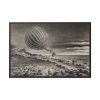 Descent of the Balloon Neptune Framed Canvas
