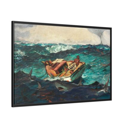 The Gulf Stream by Winslow Homer Framed Canvas