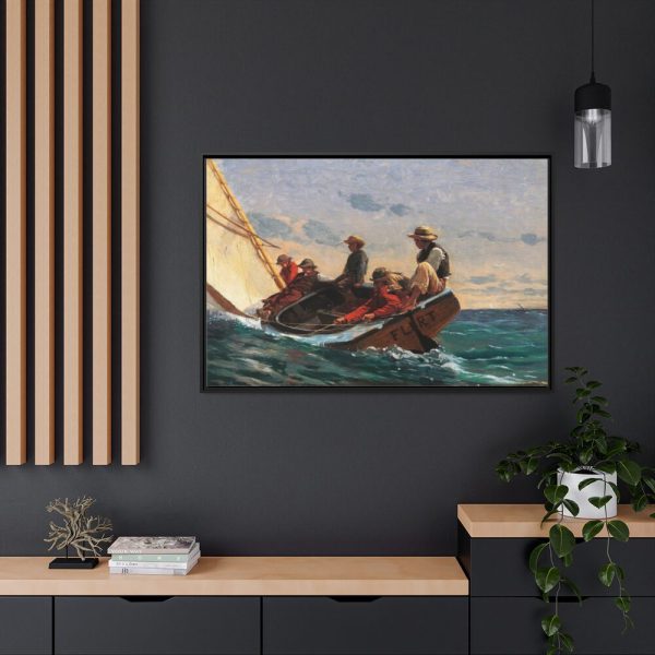 88289-469.jpg The Flirt by Winslow Homer Framed Canvas